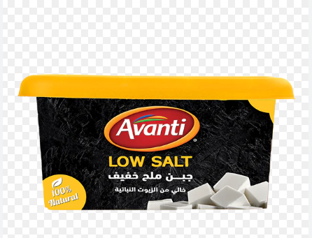 افانتي جبن ملح خفيف 450 جم