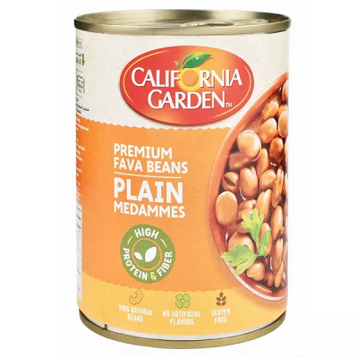 حدائق كاليفورنيا فول مدمس ساده 450جم