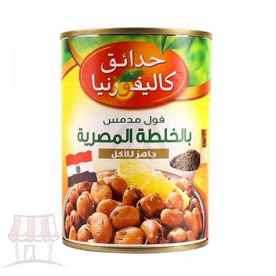 حدائق كاليفورنيا فول بالخلطه المصريه 400 جم