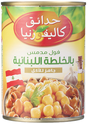 حدائق كاليفورنيا فول بالخلطه اللبنانيه 450 جم