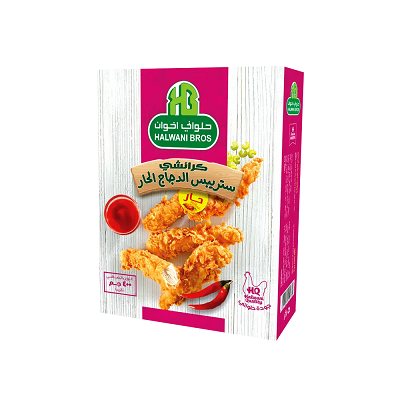 حلواني ستربس الدجاج الحار 400 جم