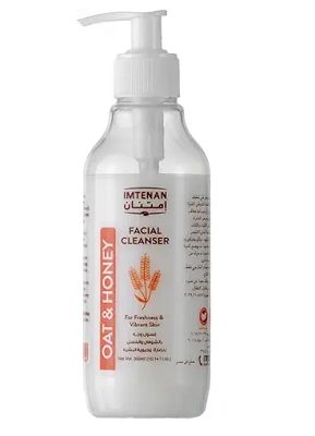 امتنان غسول وجه بالشوفان والعسل 300مل