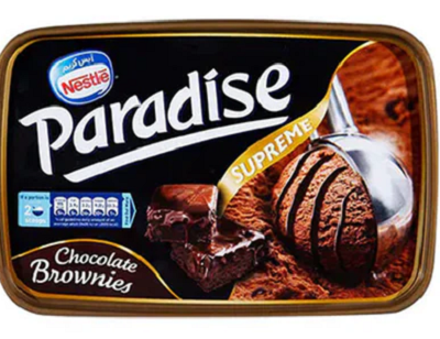 برادايس ايس كريم براونيز 1 لتر