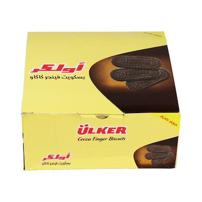اولكر بسكويت فينجر كاكاو 10ج علبه 6ق