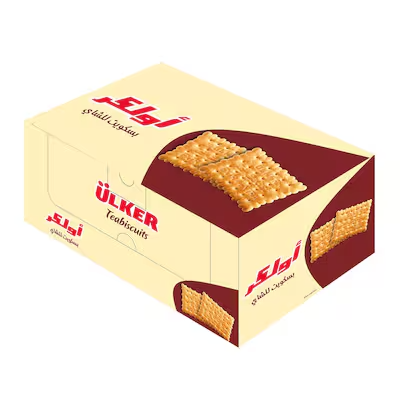 اولكر بسكويت شاي 5ج علبه *12
