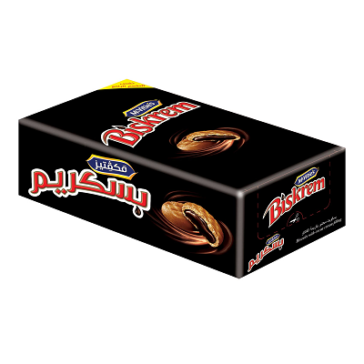 بسكريم بسكويت +2 مجانا 10 ج علبه *12