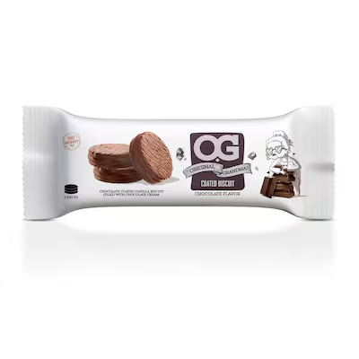 او جى بسكويت مغطى 3قطع