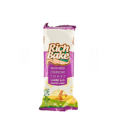ريتش بيك توست ناشف حبه البركه 160جم