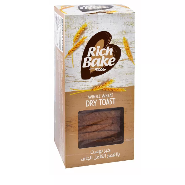 ريتش بيك توست ناشف بالقمح الكامل 390 جم