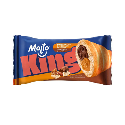 مولتو زبده الفول السوداني و شوكولاته بالبندق 20ج