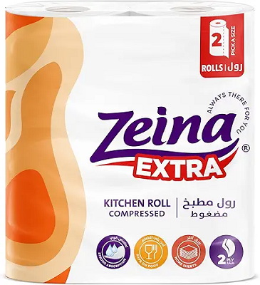 زينه مناديل مطبخ اكسترا 2 بكره مطغوط