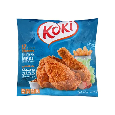 كوكي كرانشي وجبه دجاج مقلي 12ق