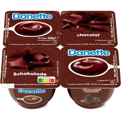 دانيت زبادي شيكولاته 100 جم 4وفر 3ج