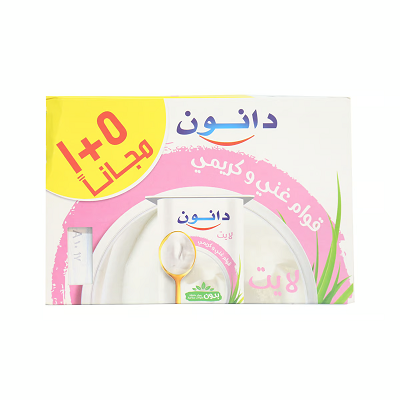 دانون زبادي لايت 85جم عرض 6كوب