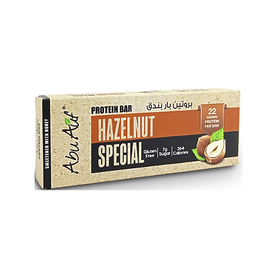 ابو عوف بروتين بار بندق 70 جم