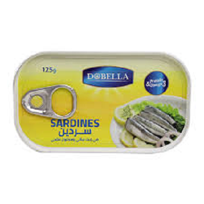 دوبيلا سردين بارد 125جم