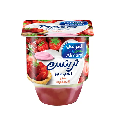 المراعي زبادي تارت فراوله 105 وفر1ج