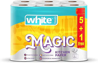 وايت مناديل مطبخ 6 رول 2طبقه