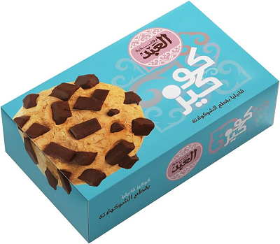 العبد بسكويت كوكيز فانيليا 6 ق علبه*6
