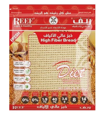 ريف خبز عالى الالياف 5قطع