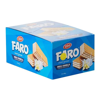 تيفاني فارو كريسبي ويفر فانيليا 40غ علبه *12