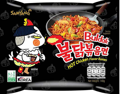 كاربو مكرونه سريعه دجاج حار140 جم