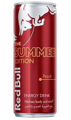 ريد بول خوخ 250ملل