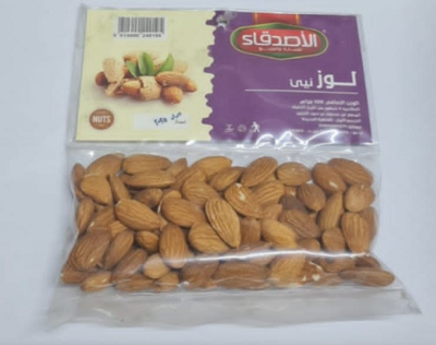 الاصدقاء لوز نيئ 100جم